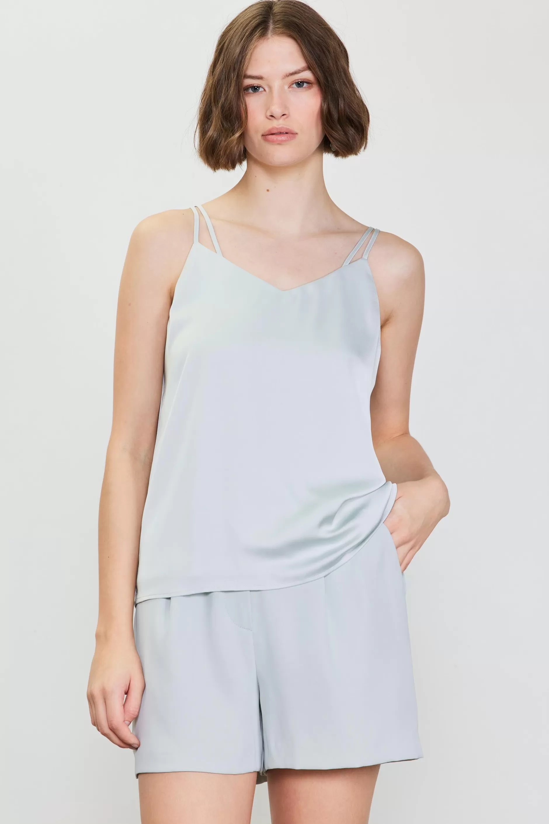 SKIES ARE BLUE Recycled Double Strap Cami