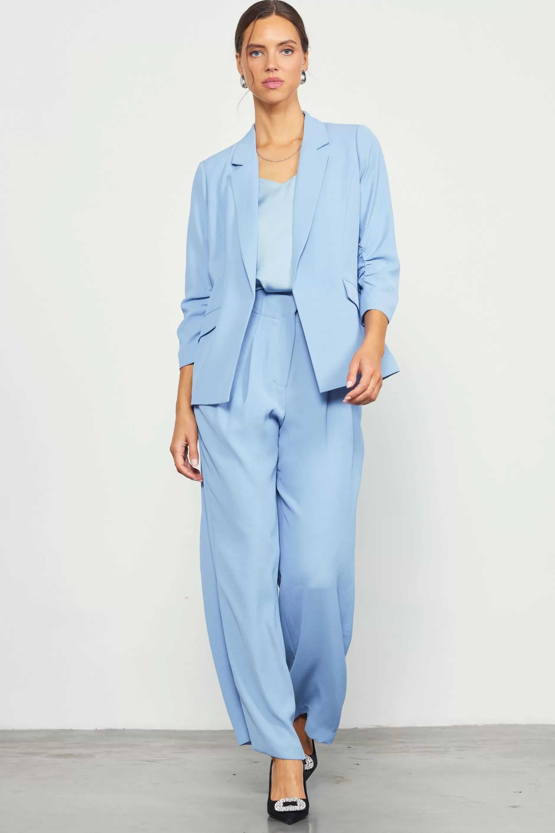 SKIES ARE BLUE Recycled Wide Leg Pants