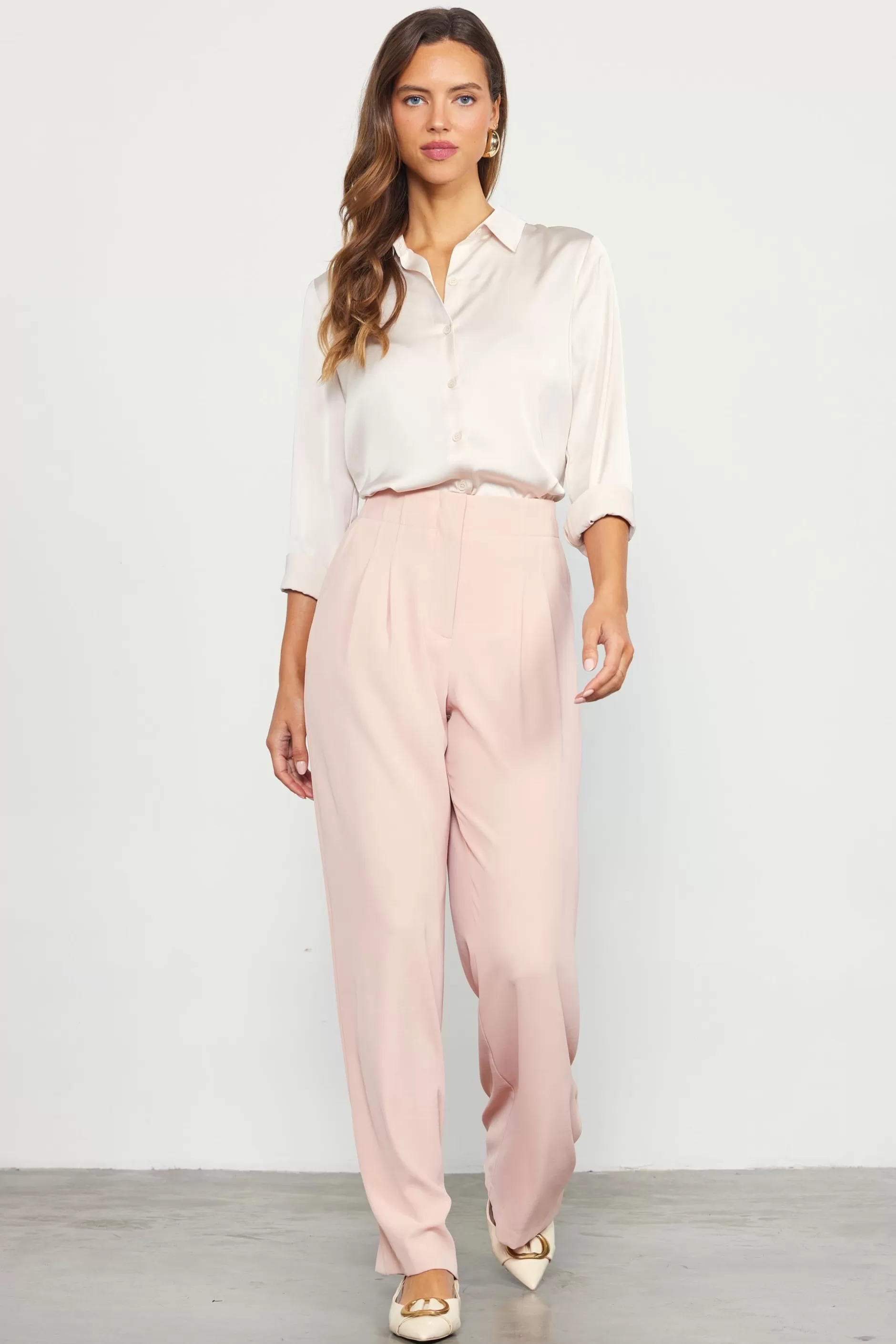 SKIES ARE BLUE Recycled Wide Leg Pants