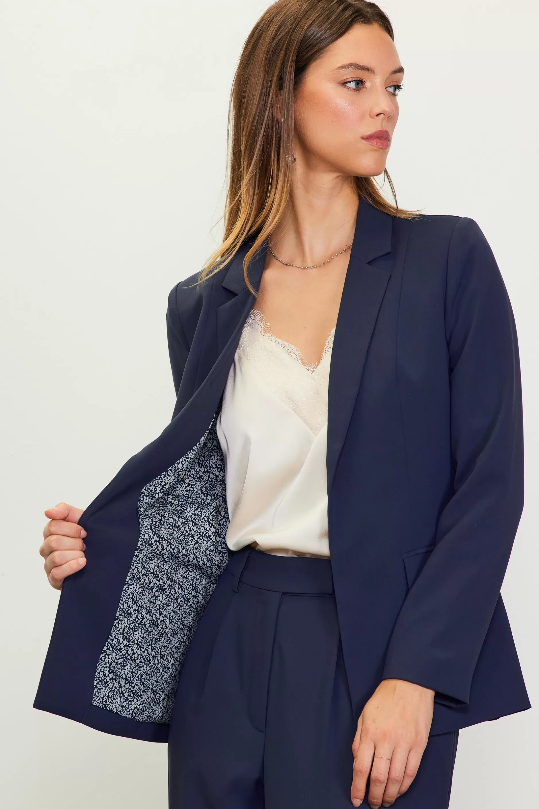 SKIES ARE BLUE Welt Pocket Blazer